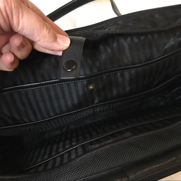 Tumi | Canvas & Leather Laptop Bag - Picture 9 of 16